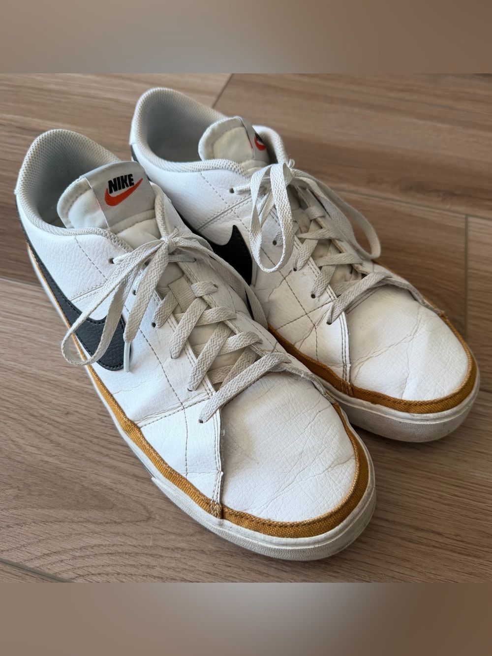 Nike Court Legacy White and Black Shoes
